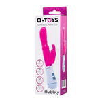 Вибратор с клиторальным стимулятором TOYFA A-Toys, TPE, розовый, 20 см