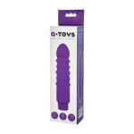 Нереалистичный вибратор TOYFA A-Toys, силикон, фиолетовый, 17 см