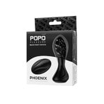 Надувная анальная вибровтулка POPO Pleasure Phoenix, силикон, черный, 13,5 см