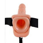 9 Hollow Strap-On with Balls Фаллопротез мужской полый