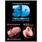 Фаллоимитатор на присоске King Cock Plus 5 Triple Density Cock - Flesh