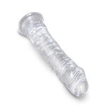 Прозрачный фаллоимитатор на присоске King Cock Clear 8